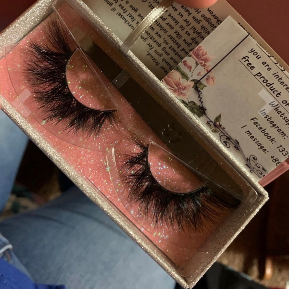 False mink eyelashes